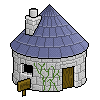 Journeyman's hut icon/pixelart