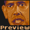 All Glory To The HypnObama! icon/pixelart