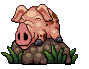 Es ist ein Schwein icon/pixelart