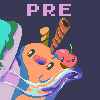 Ice-cream Dullahan icon/pixelart