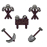 Small Fire Scenario Continuation icon/pixelart