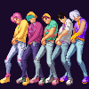 Saja Boys_SODA POP icon/pixelart