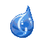 Water droplet icon/pixelart