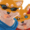 Shiba Twins icon/pixelart