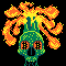Skull of Satoshi icon/pixelart