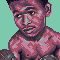 Sugar Ray Robinson icon/pixelart
