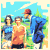 MainFrames : BBQ party icon/pixelart
