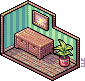 Iso-Corner icon/pixelart