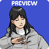 Negative space icon/pixelart