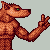 weredog 001 icon/pixelart