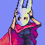 human Hornet icon/pixelart