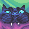 Black Cat icon/pixelart