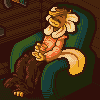 Cozy axolotl icon/pixelart