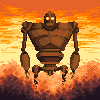 Iron Giant icon/pixelart