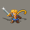Isaac, the young Warrior icon/pixelart