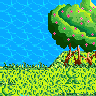 Island area icon/pixelart
