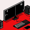 My heavenly place. icon/pixelart