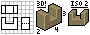 3D Figure icon/pixelart