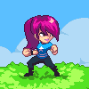 Intrepid Izzy icon/pixelart