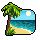 Beach icon/pixelart