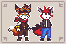 Jame s and Jonhs icon/pixelart