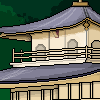 Japan Building icon/pixelart