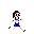 Cute japanese Kick icon/pixelart