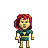 Jean Gray (Phoenix) icon/pixelart