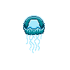 Water Jellyfish #pixeltattoo icon/pixelart