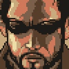 Faces of Games #1: Adam Jensen icon/pixelart