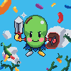 Jerry Beans Man icon/pixelart