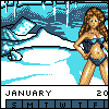 Weekly Calendar icon/pixelart