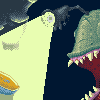 The Fish From Mangareva icon/pixelart