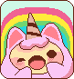 Kawaii Unicorn? Maybe icon/pixelart