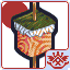 Sushi Kebab icon/pixelart