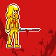 Beatrix Kiddo icon/pixelart