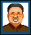 Kim Jong Il portrait icon/pixelart