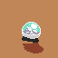 Snow Globe icon/pixelart