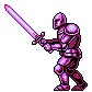 Knight walk icon/pixelart