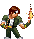 Kyo Kusanagi icon/pixelart