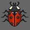 Lady Bug Pixel icon/pixelart