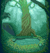 Jungle scene two icon/pixelart