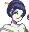Geisha icon/pixelart