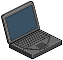 Laptop Boot to Desktop icon/pixelart