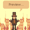 Professor Layton icon/pixelart
