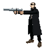 Leno...the professional hitman icon/pixelart