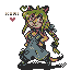 Little Colorful Cougar icon/pixelart