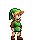 Link (Zelda 2) icon/pixelart