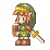 Link Nes icon/pixelart
