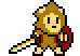 Little Lion Knight Shield Stance icon/pixelart